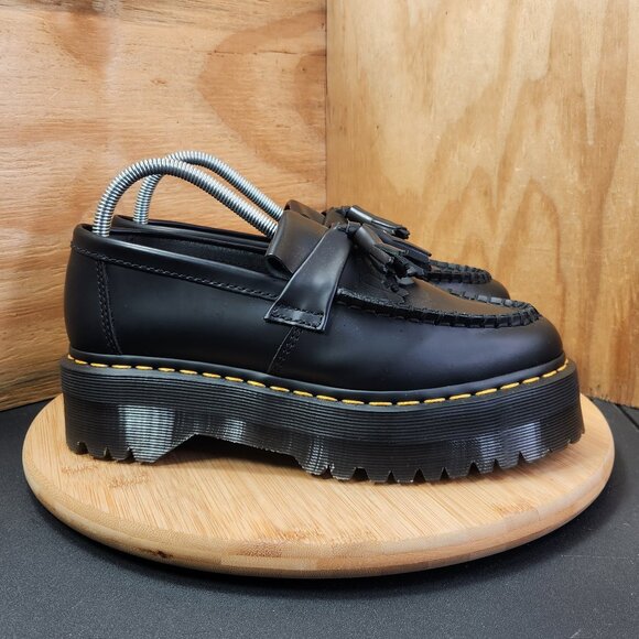 Dr. Martens Adrian Quad Tassel Platform Loafers (Worn Twice) - Picture 1 of 9
